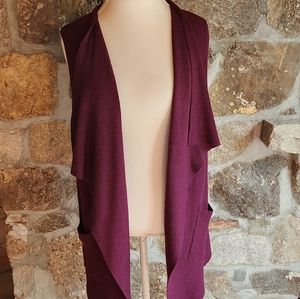 Melanie K Sleeveless Rectangle vest with Pockets Size XL NEW